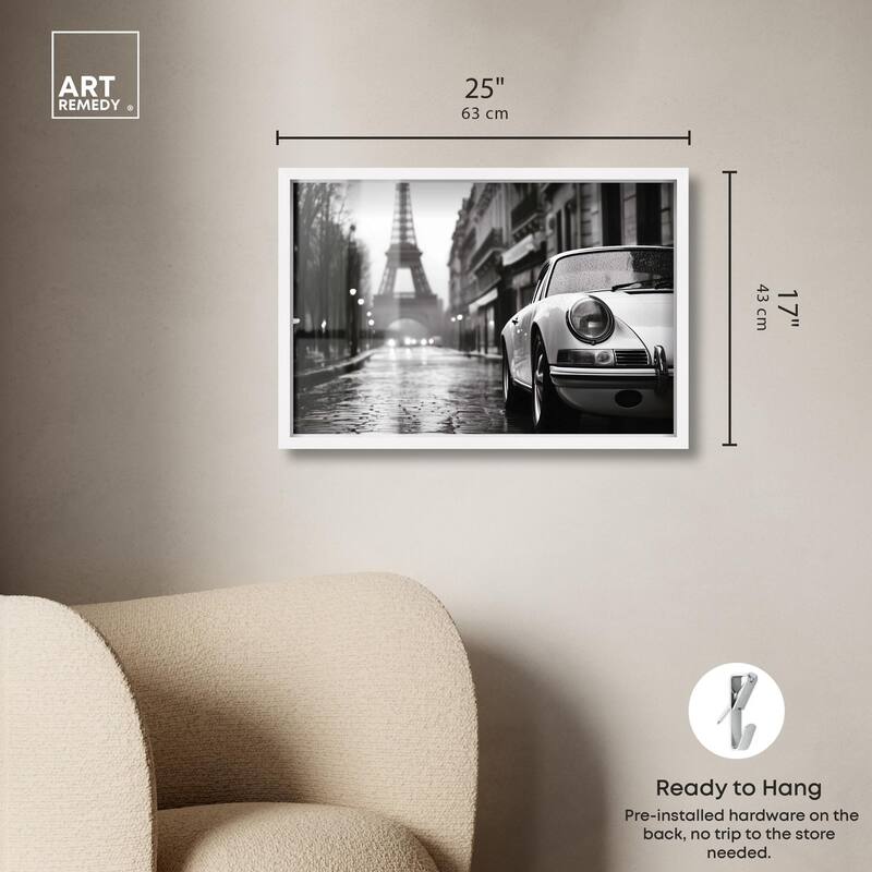 Rainy Day Paris Shadowbox by Art Remedy