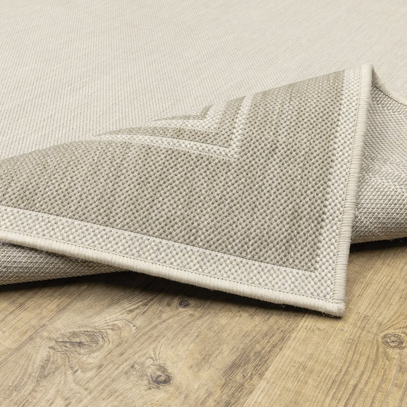 Vista Home Palmetto Simple Border Indoor/ Outdoor Area Rug