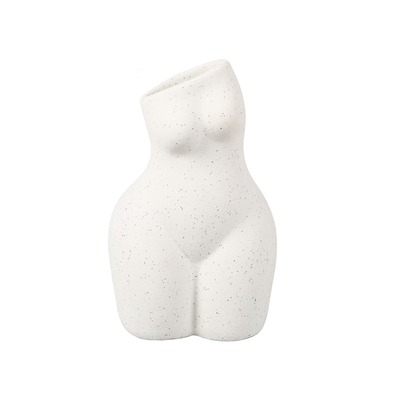 5"H Curvy Lady Ceramic Vase