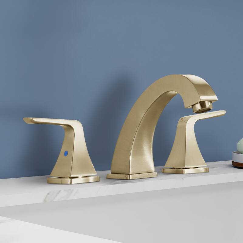 Topcraft Two Handle Bathroom Sink Faucet with Pop-Up Drainer