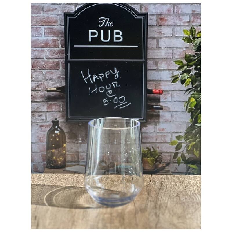 Plastic Wine Glasses Set of 4