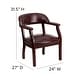 preview thumbnail 18 of 29, Conference Chair with Accent Nail Trim