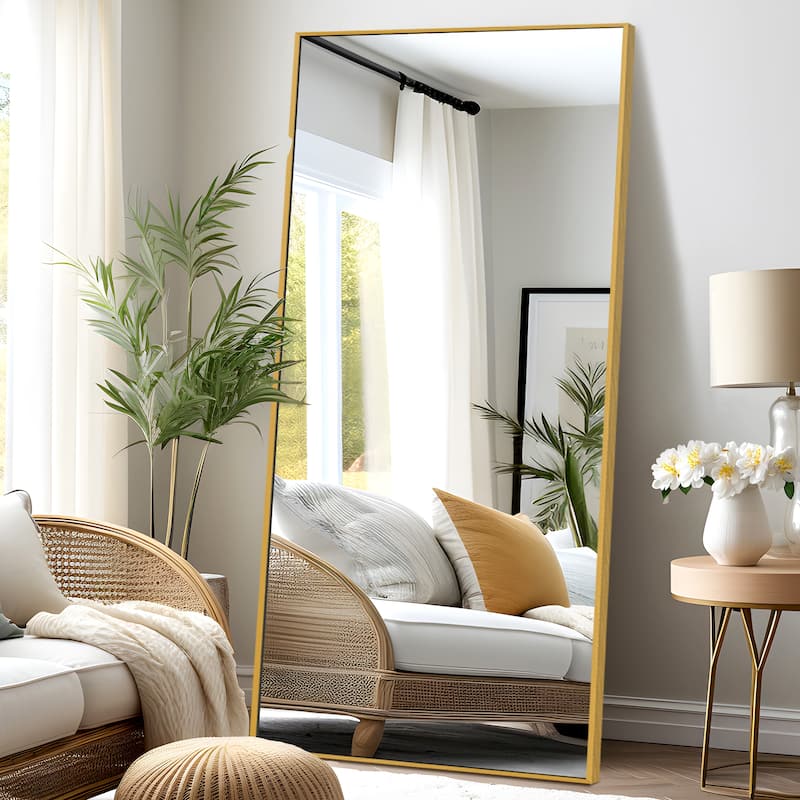 Aluminum Alloy Full Length Floor Mirror