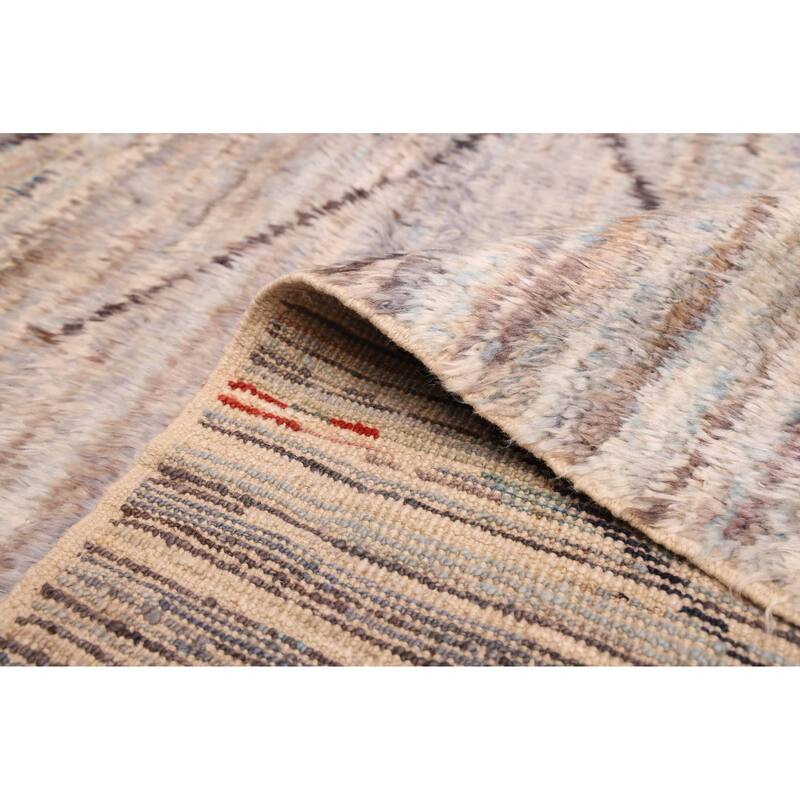 ECARPETGALLERY Hand-knotted Pak Finest Marrakesh Grey Wool Rug - 8'1 x 9'9