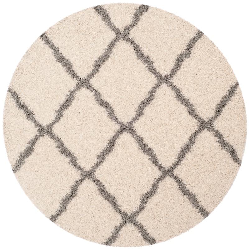 SAFAVIEH Dallas Shag Hacer Trellis 1.5-inch Thick Rug