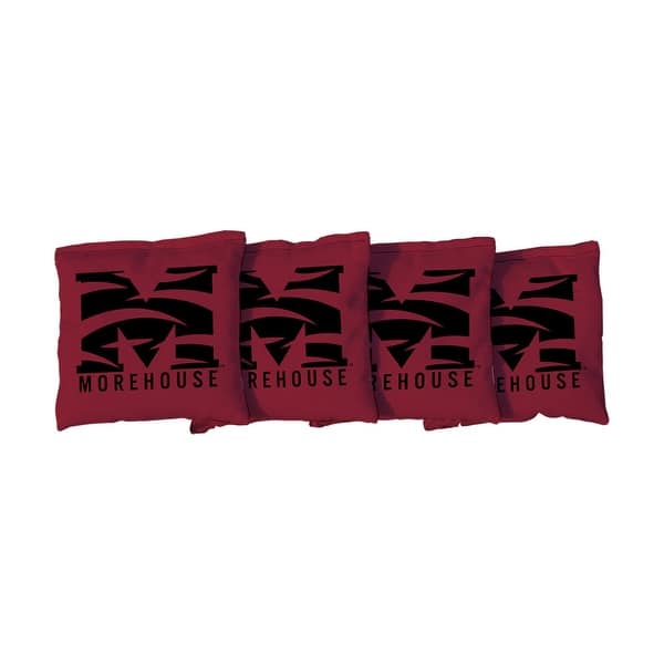 slide 2 of 3, Morehouse Maroon Tigers Maroon Cornhole Bags All-Weather Resin Filled