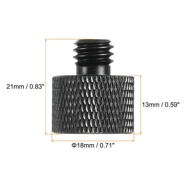 Voragrl 8 Pack Mic Boom Stand Adapter Set 5/8 Vrouwelijk naar 3/8 Mannelijk, 3/8 Vrouwelijk naar 5/8 Mannelijk, voor Microfoon Stand Boom Arm Camera Statief