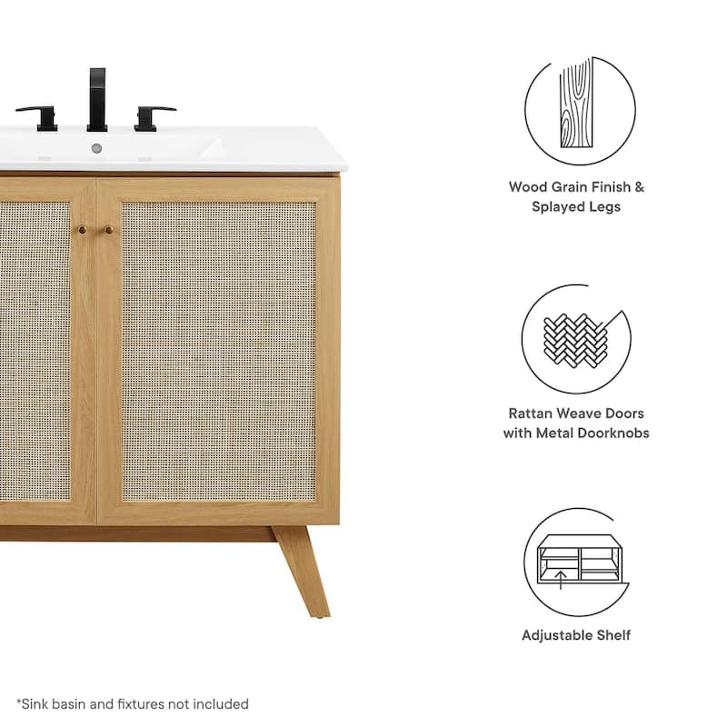 Soma 36" Bathroom Vanity Cabinet (Sink Basin Not Included)