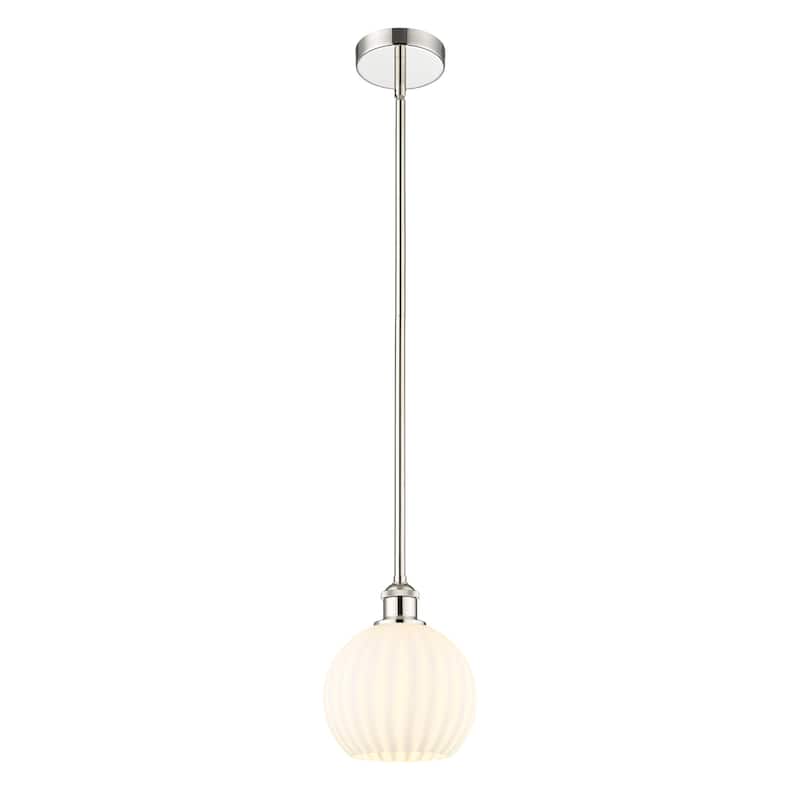 Innovations Lighting 616-1S 10 8 White Venetian Pendant White Venetian