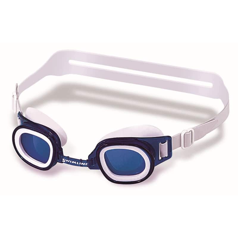 6" Blue Recreational Junior Swimming Goggles Pool Accessory