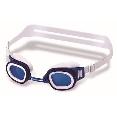 6" Blue Recreational Junior Swimming Goggles Pool Accessory