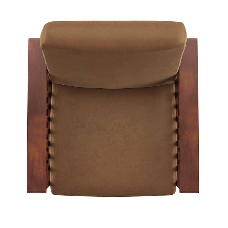 Hills Mission-Style Oak Accent Chair by iNSPIRE Q Classic