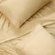Egyptian Cotton 400 Thread Count Solid Bed Sheet Set by Superior - King - French Vanilla