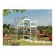 preview thumbnail 12 of 13, Palram - Canopia Outdoor Mythos 6' x 8' Greenhouse - Silver