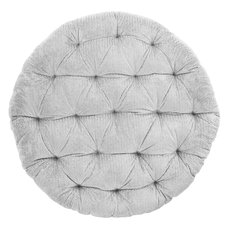 Sorra Home Velvet Shimmer Indoor Textured Papasan Cushion (Cushion Only)