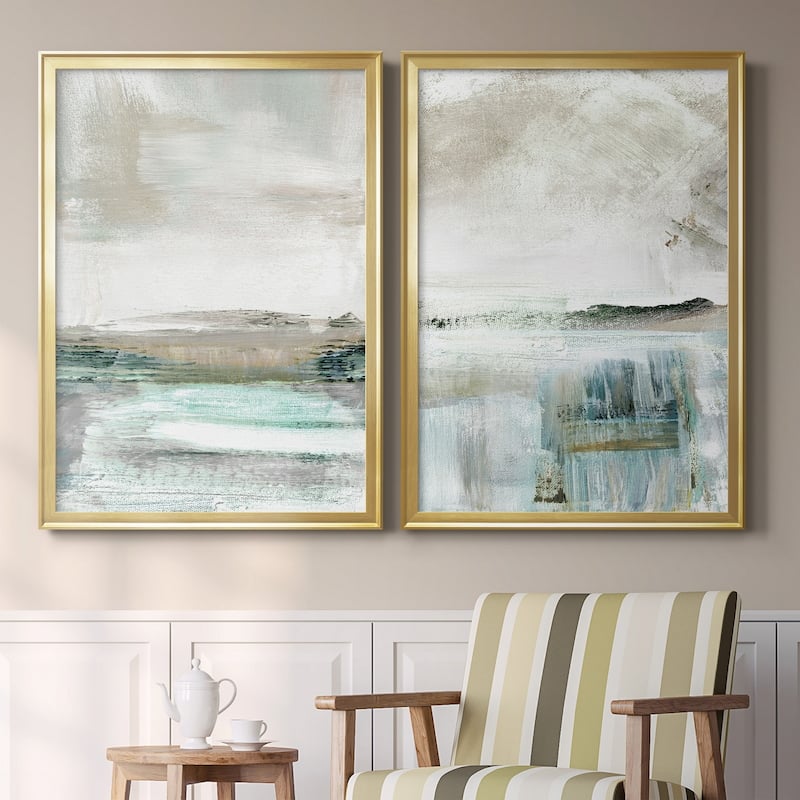 Summer Teal I Premium Framed Print - Ready to Hang - Multi-Color
