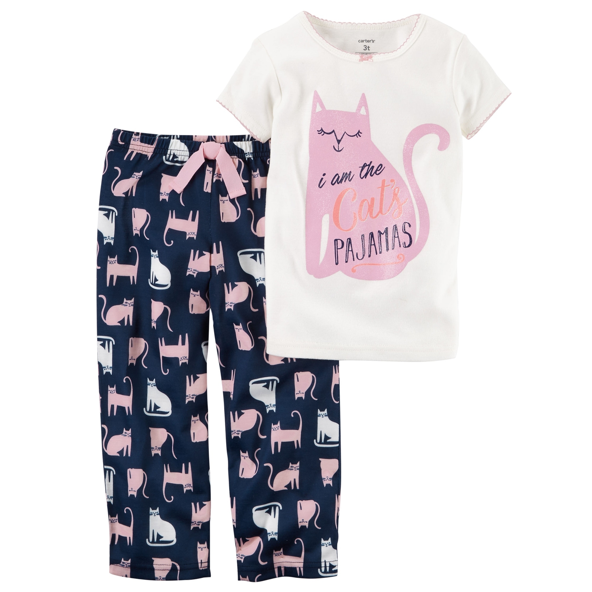 carters baby girl pjs