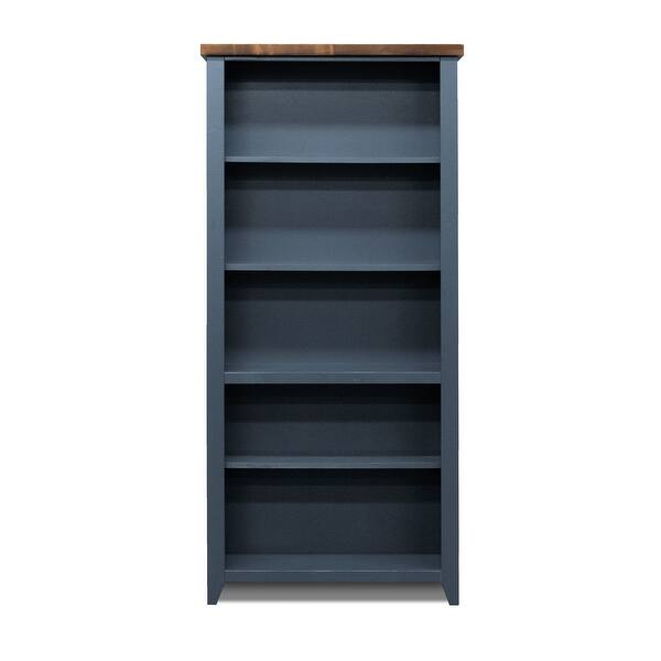 Bridgevine Home Nantucket 72 inch high 5shelf Bookcase, No Assembly