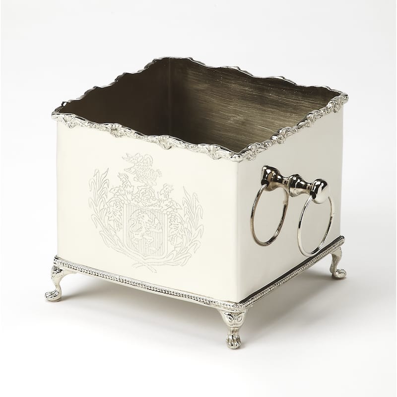 Butler Cascio Silver Planter - Silver
