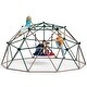 preview thumbnail 4 of 8, 10 ft Climbing Dome Swing Set with Saucer Swing, Jungle Gym for Kids Outdoor Playset for Ages 3-12 - 10ftx10ft