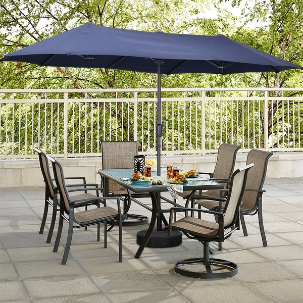 【全商品オープニング価格 特別価格】 Patio Large 13ft Umbrella Market Outdoor Sided Double デュエルマスターズ