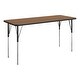preview thumbnail 28 of 58, Commercial Adjustable Height Rectangular Activity Table-Standard Legs