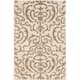 SAFAVIEH Florida Shag Honey Ornate Damask 1.2-inch Thick Rug