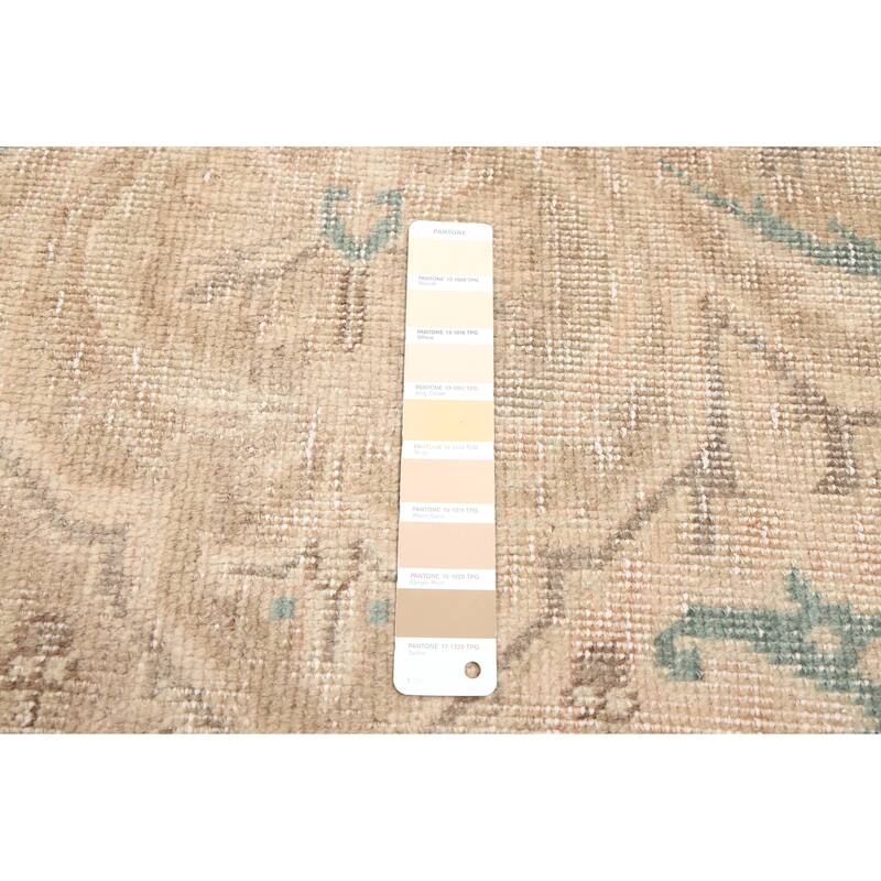 ECARPETGALLERY Hand-knotted Sarabi Tan Wool Rug - 6'6 x 9'5