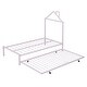 preview thumbnail 20 of 25, Twin Size Metal Platform Bed with Twin Size Trundle