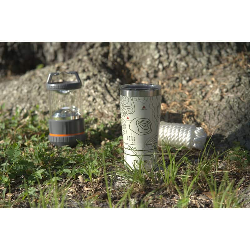 Tervis Traveler Explorer Collection Trail Map Triple Walled Insulated Travel Tumbler, Stainless Steel