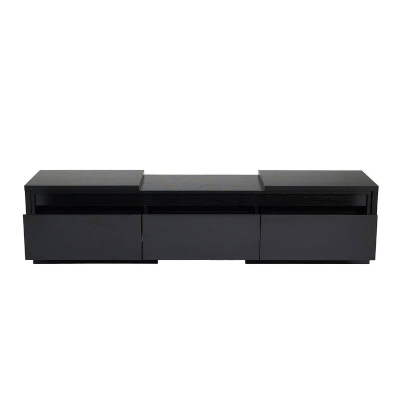 Extendable 102-Inch Modern TV Stand Media Console with 3 Drawers
