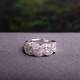 preview thumbnail 1 of 12, Braided 1/8ct TDW Diamond Ring in Sterling Silver by Miadora