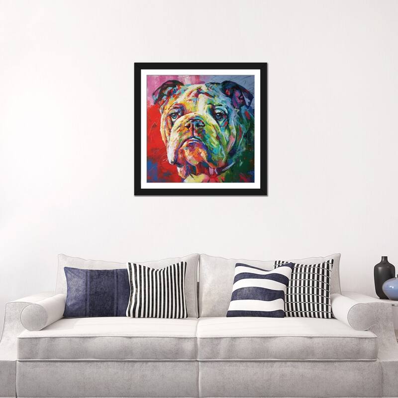 iCanvas "Bulldog" by Jos Coufreur