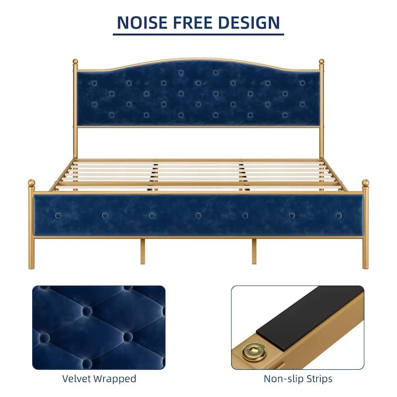 Upholstered Platform Bed