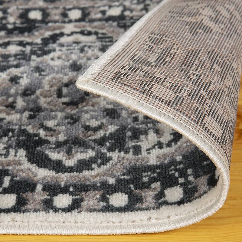 Superior Bodhi Vintage Floral Classic Medallion Indoor Area Rug or Runner