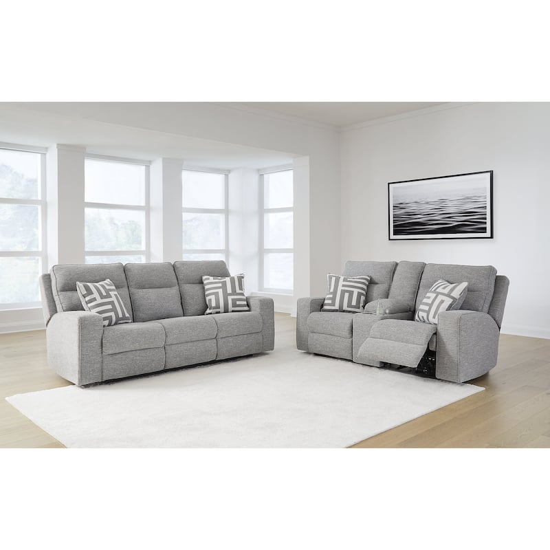 Signature Design by Ashley Biscoe Gray 2-Piece Upholstery Package - 88" W x 43" D x 42" H