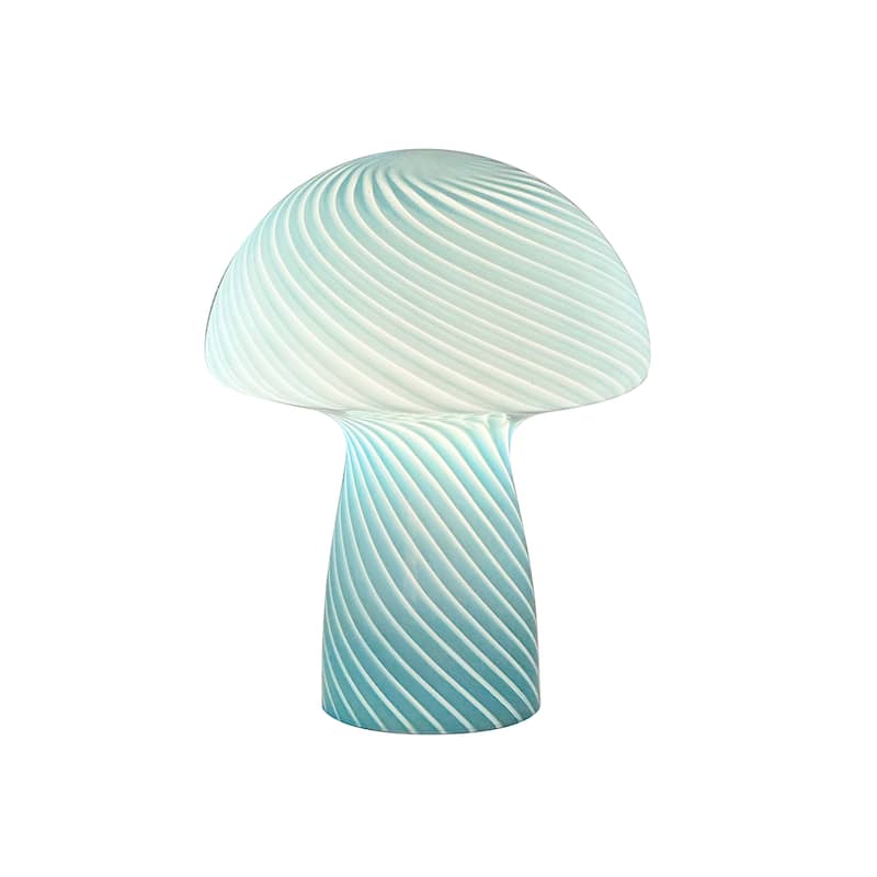 Modern Glass Mushroom Bedside Table Lamps