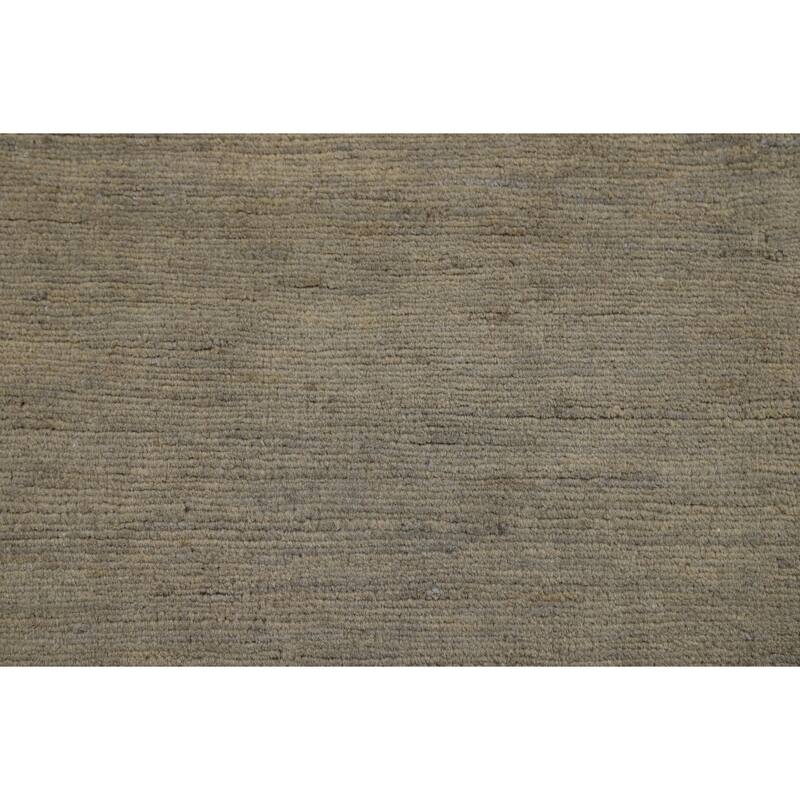 Hand Knotted Oriental 100% Wool Carpet Modern Modern Beige & Ivories Gabbeh Area Rug - 5' 10'' X 4' 3''