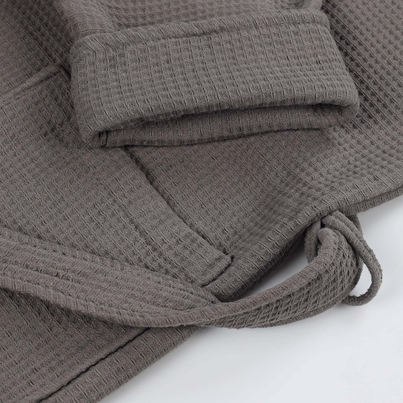 Superior Waffle Weave Cotton Soft Oversized Unisex Adult Bath Robe