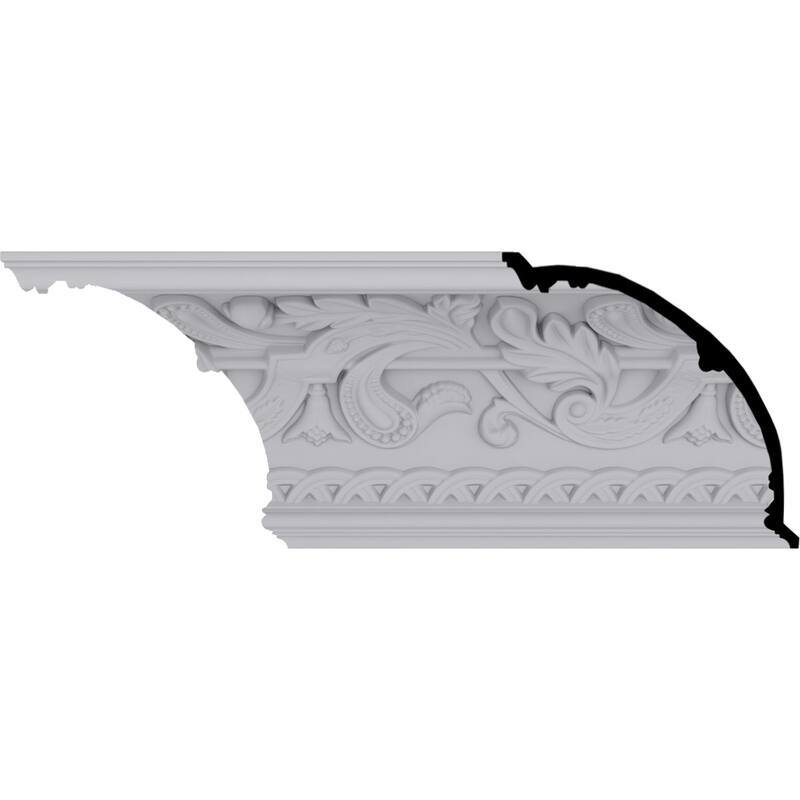 Kinsley Crown Moulding - 11 1/8"H x 11 1/8"P x 15 3/4"F x 94 1/2"L