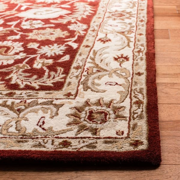 Safavieh Handmade Royalty Red Ivory Wool Rug On Sale Overstock 7502213