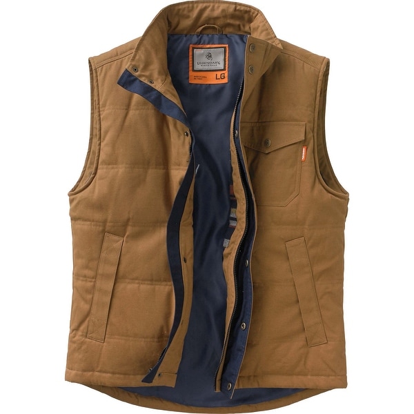 Legendary Whitetails Mens Bison Canvas Vest