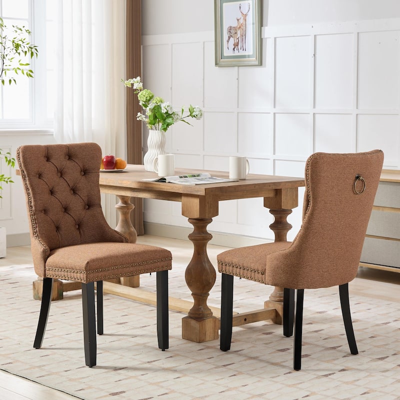Upholstery Dining Chairs Set of 2
