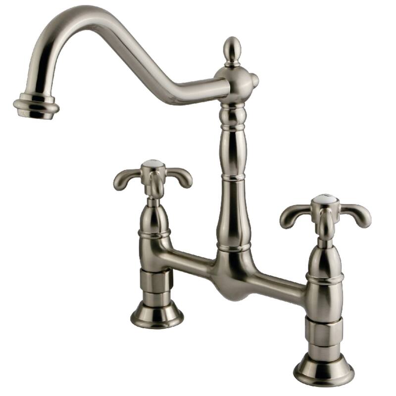 Kingston Brass French Country Bridge Kitchen Faucet