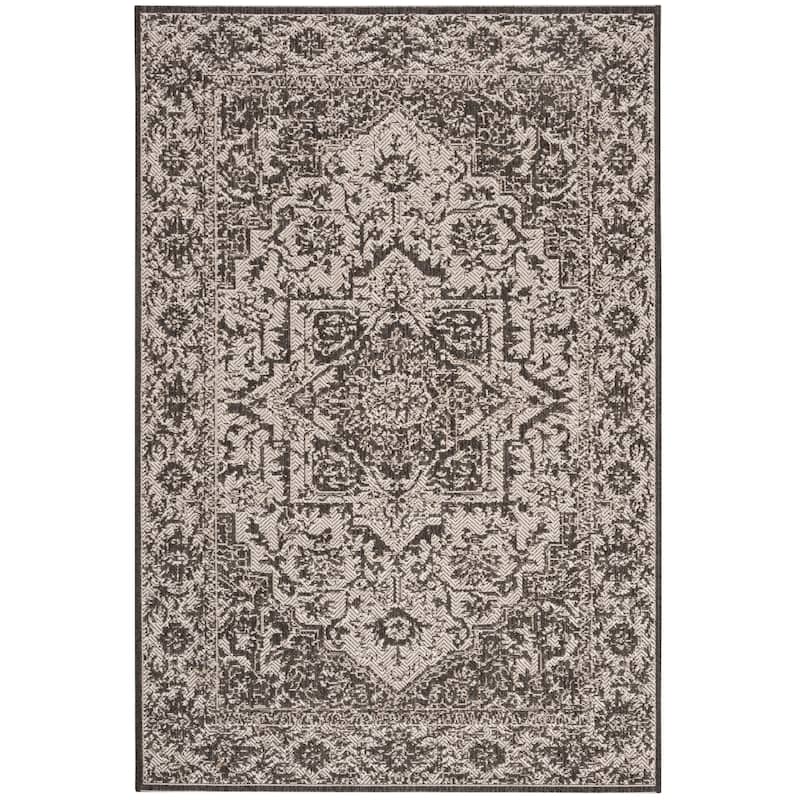 SAFAVIEH Linden Rick Indoor/ Outdoor Patio Backyard Rug