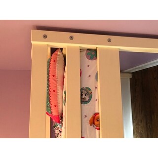 Taylor & Olive Christian Low Loft Twin Bed with Ladder