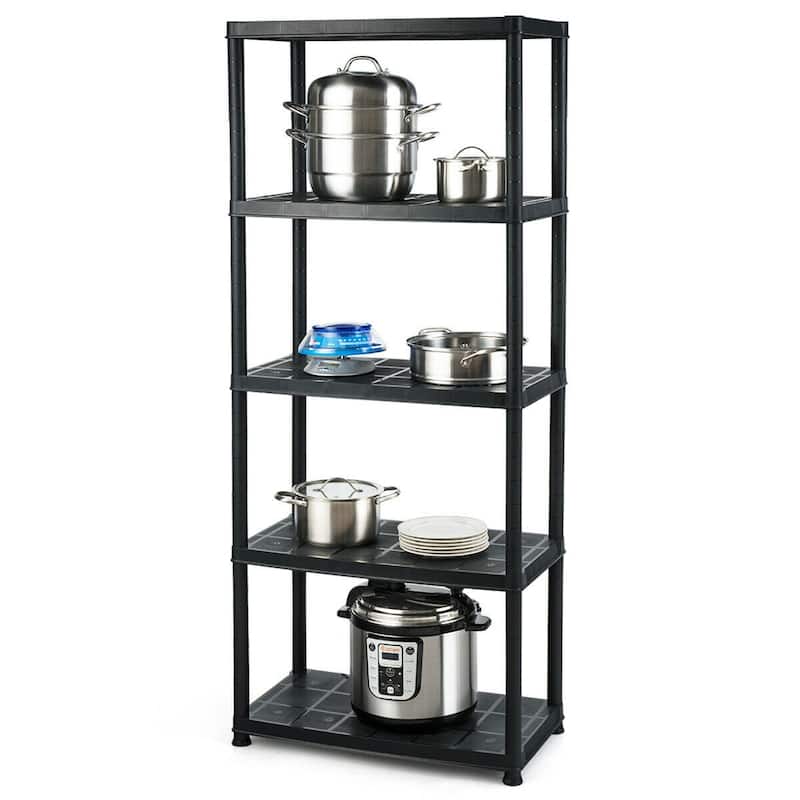 5-Tier Storage Shelving Freestanding Heavy Duty Rack - 36"L x 18"W x 73"H