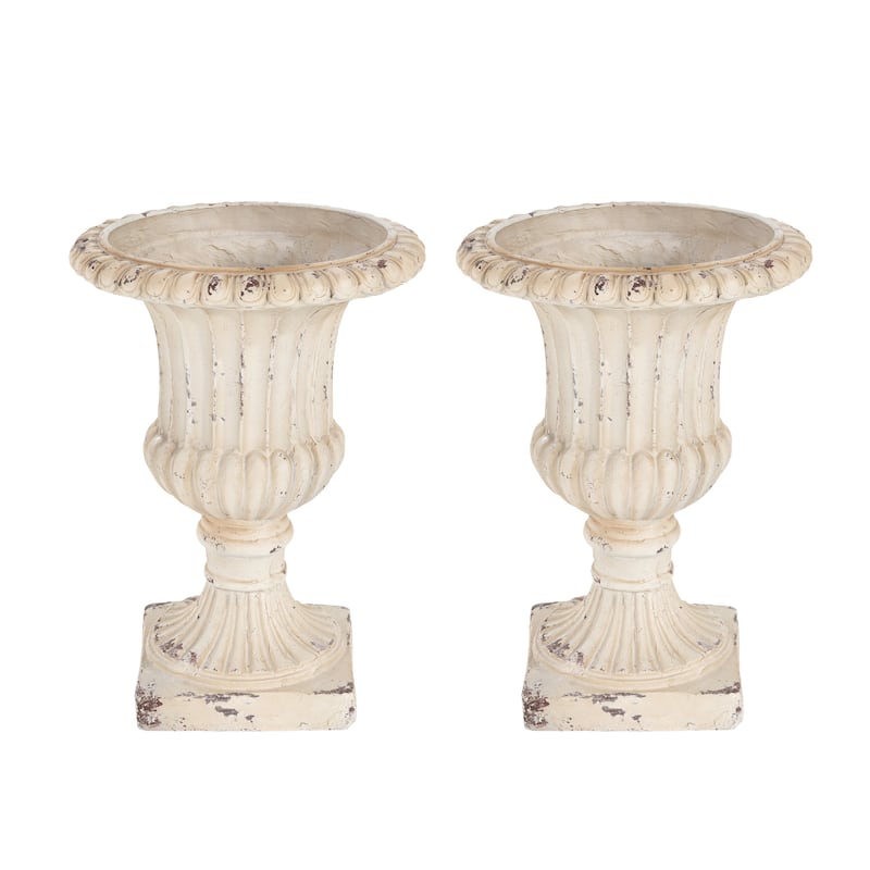 Christopher Knight Home - Kaine MGO Outdoor Garden Urn(Set of 2)