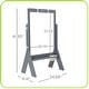 preview thumbnail 23 of 21, Peek A Boo Adjustable Height Art Easel