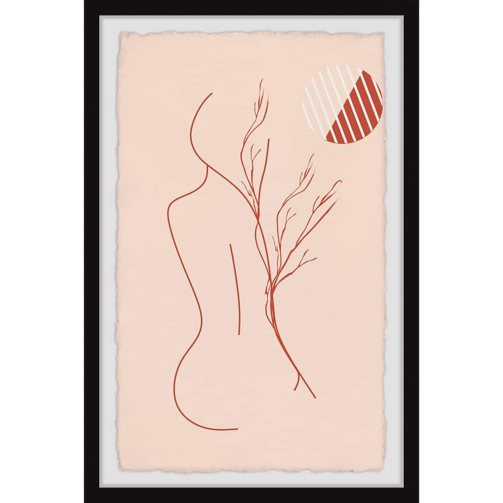 Visions of a Girl Framed Wall Art, Elegant Home Touch - Sophisticated Artwork for Refined Décor